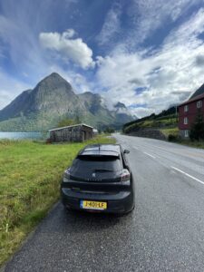 Met de elektrische auto naar Noorwegen